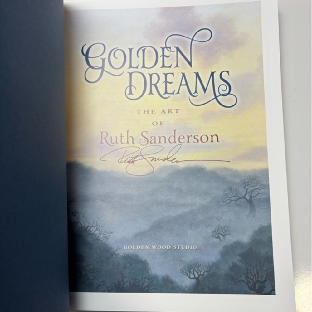 Golden Dreams: The Art of Ruth‎ Sanderson Book Signed First Edition - Picture 5 of 6